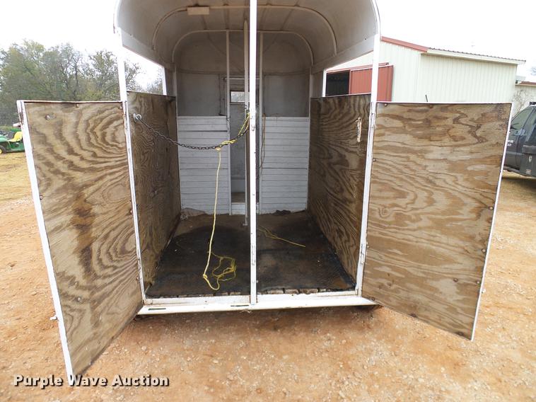 image for item AO9374 Shop built horse trailer