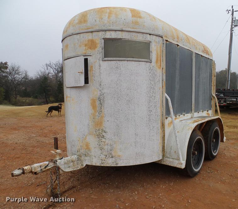image for item AO9376 Shop built horse trailer
