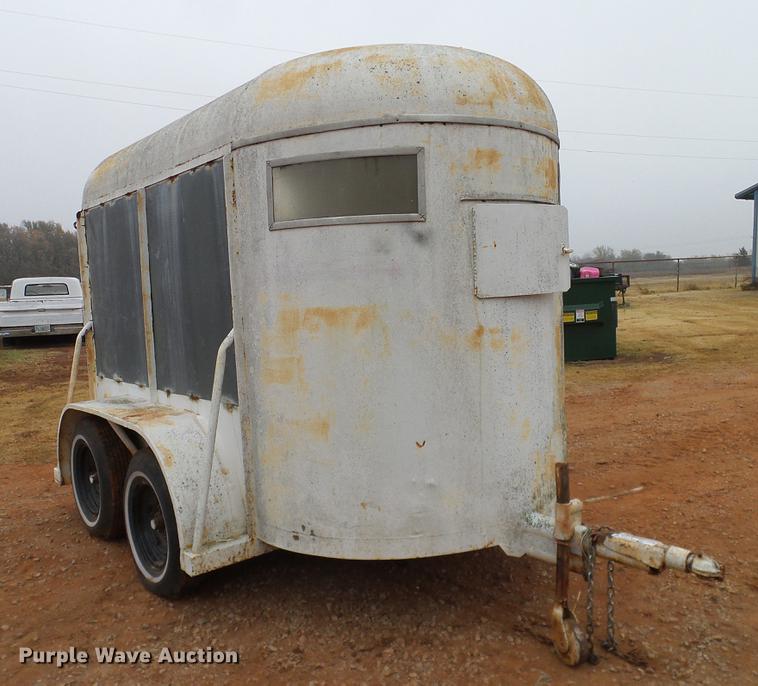 image for item AO9376 Shop built horse trailer