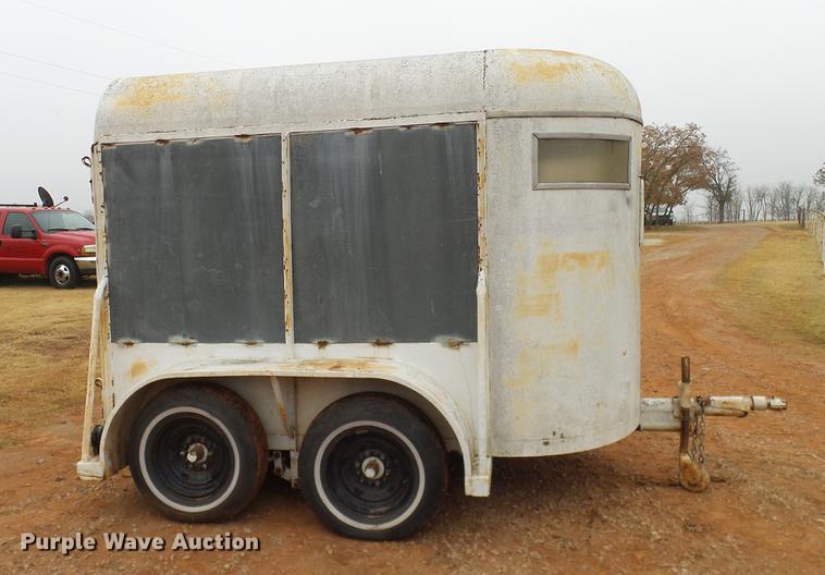image for item AO9376 Shop built horse trailer
