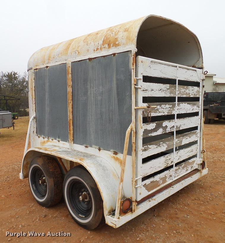 image for item AO9376 Shop built horse trailer