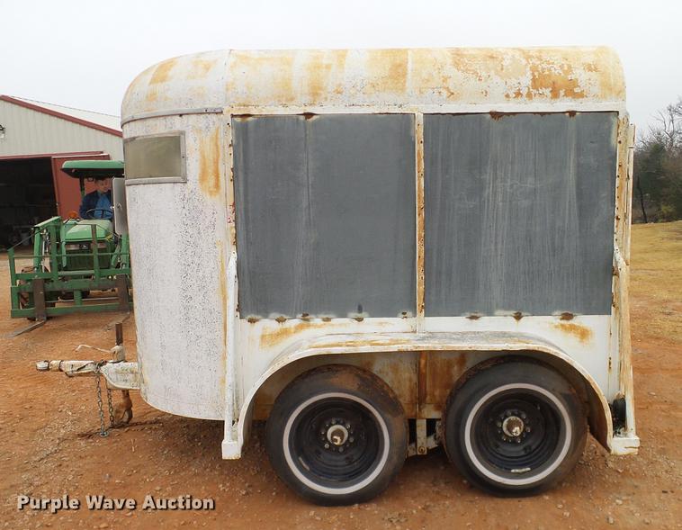 image for item AO9376 Shop built horse trailer