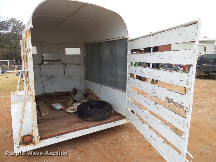 image for item AO9376 Shop built horse trailer