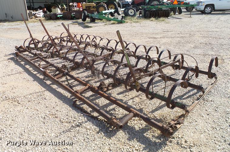 image for item AZ9372 Shop built spring tooth harrow