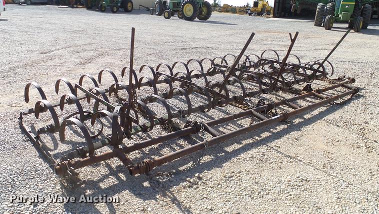 image for item AZ9372 Shop built spring tooth harrow