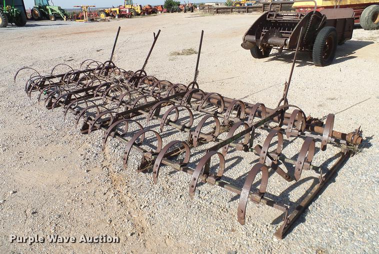 image for item AZ9372 Shop built spring tooth harrow