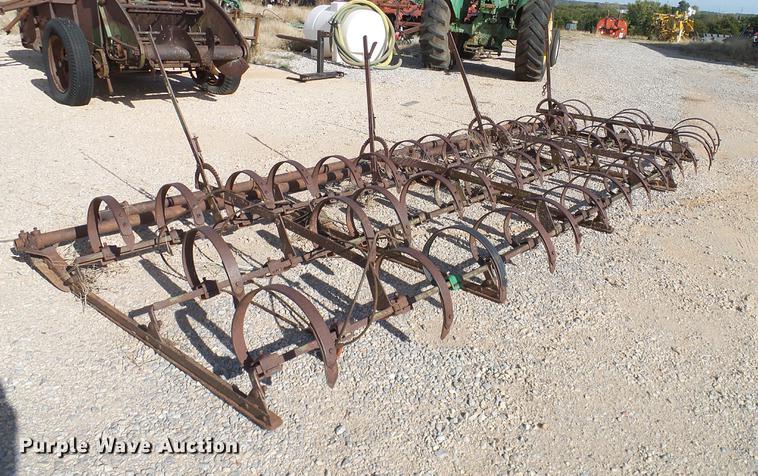 image for item AZ9372 Shop built spring tooth harrow