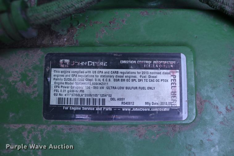 image for item BK9258 2013 John Deere S670 STS combine