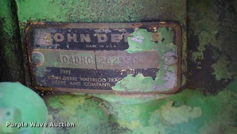 image for item DA1477 1970 John Deere 4020 tractor