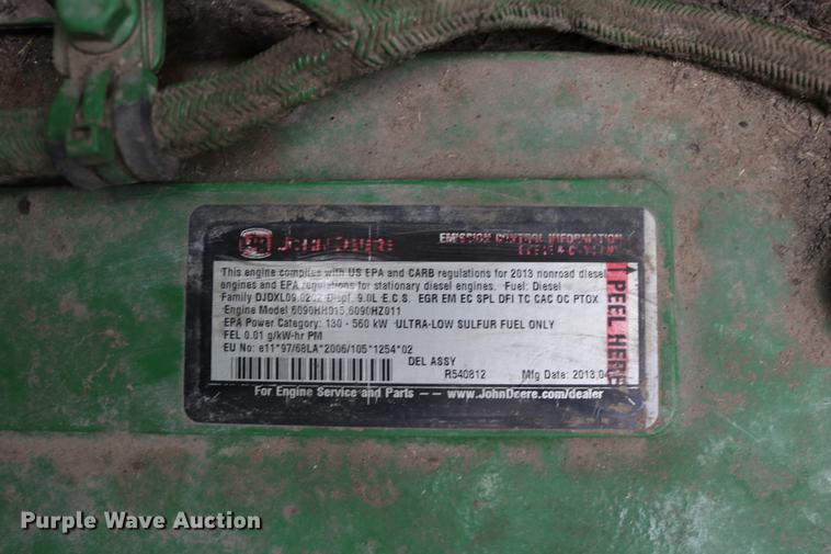 image for item DB1168 2013 John Deere S670 STS combine