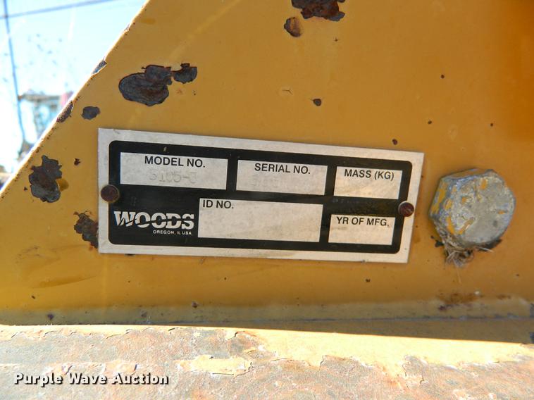 image for item DB1189 Woods S105-3 side boom bar ditch mower