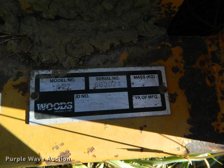 image for item DB1189 Woods S105-3 side boom bar ditch mower