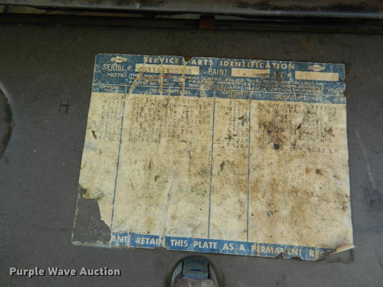 image for item DB1193 1966 Chevrolet C60 grain truck