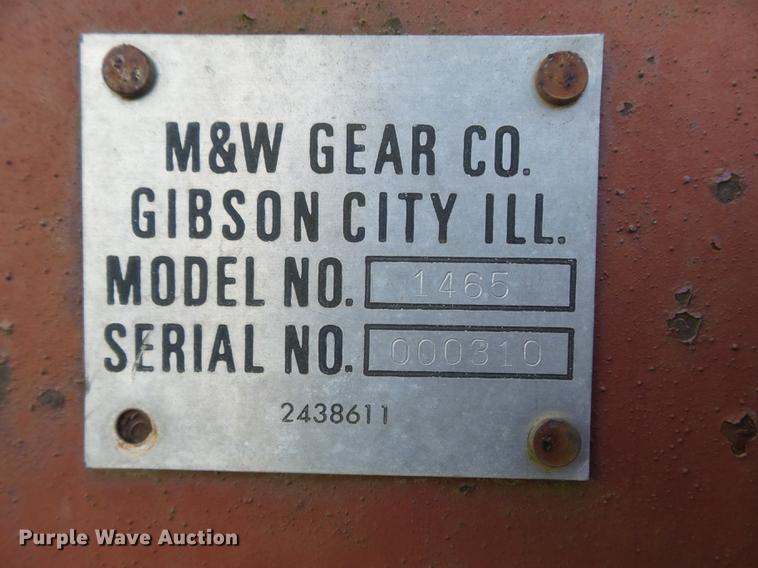 image for item DB6275 M&W Gear Co. 1465 disk ripper