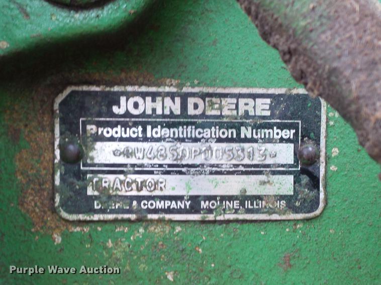image for item DB6315 1984 John Deere 4850 MFWD tractor