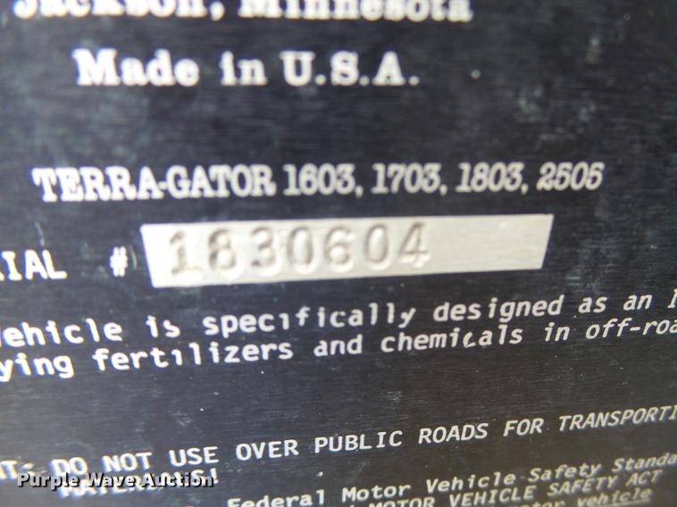 image for item DB9880 Ag-Chem TerraGator 1803 self-propelled applicator