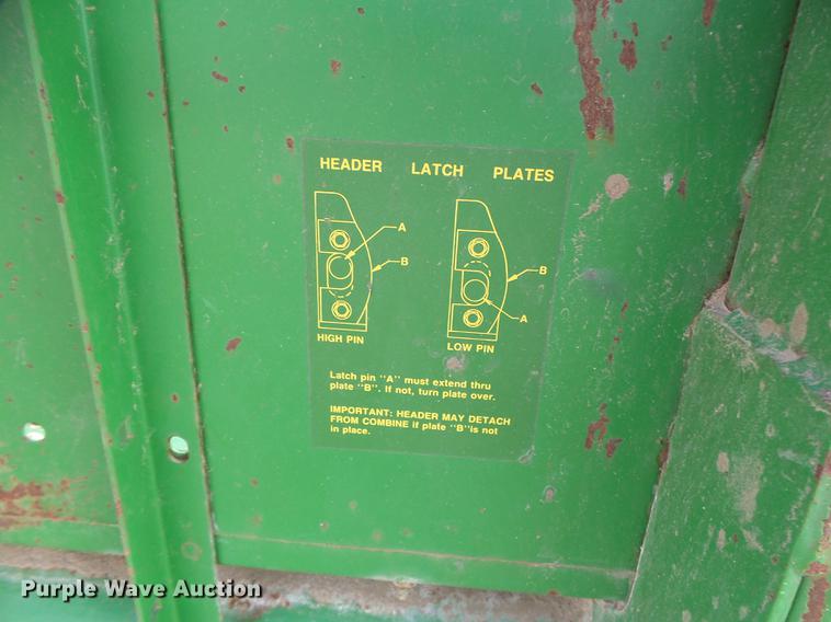 image for item DB9906 1997 John Deere 925 platform heat