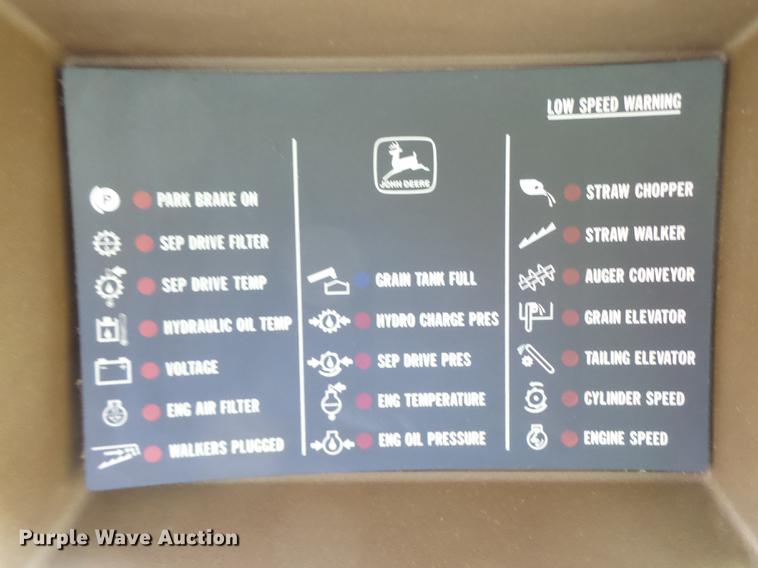 image for item DB9908 1990 John Deere 9500 RWA combine