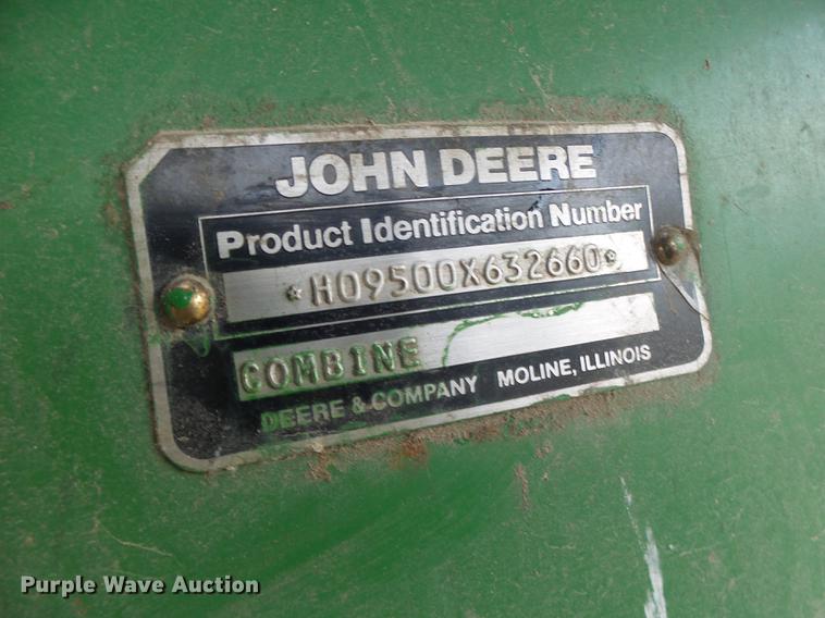 image for item DB9908 1990 John Deere 9500 RWA combine