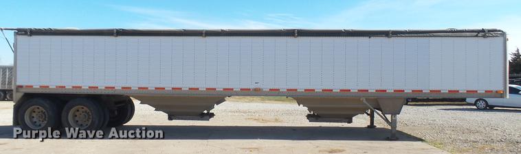 image for item DC1930 2002 Wilson DWH-400 double hopper bottom grain trailer