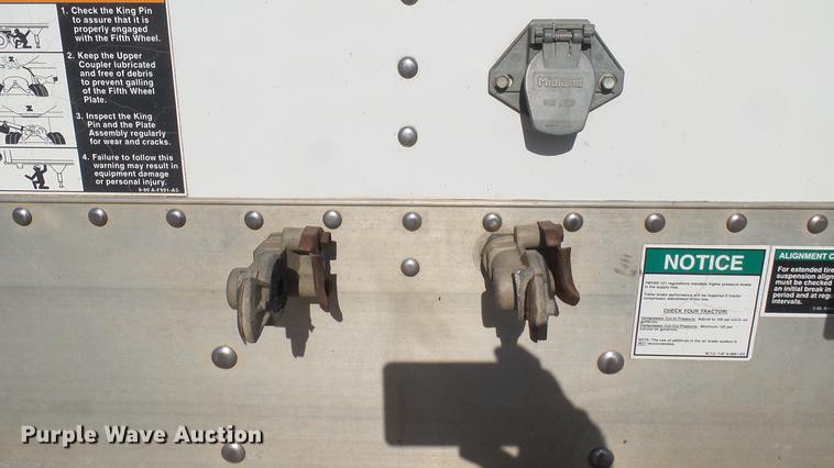 image for item DC1930 2002 Wilson DWH-400 double hopper bottom grain trailer