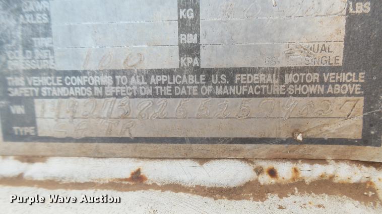 image for item DC1959 2005 MCM double hopper bottom grain trailer