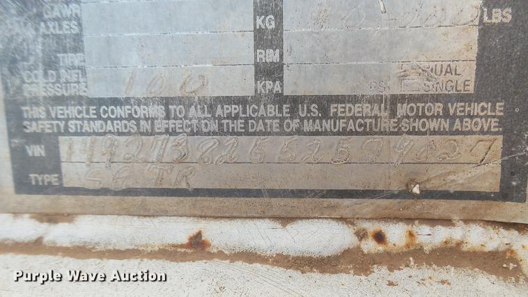 image for item DC1959 2005 MCM double hopper bottom grain trailer