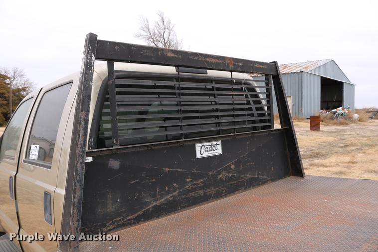 image for item DC3600 2000 Ford F350 Super Duty flatbed Crew Cab pickup truck