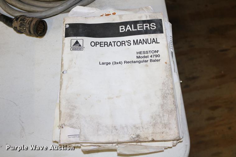 image for item DC3603 2002 AGCO Hesston 4790 square baler