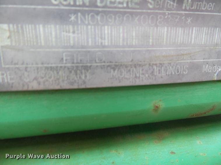 image for item DC6764 John Deere 980 field cultivator