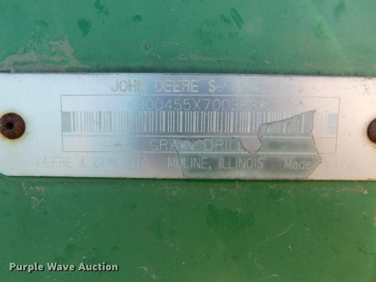 image for item DC8489 John Deere 455 grain drill
