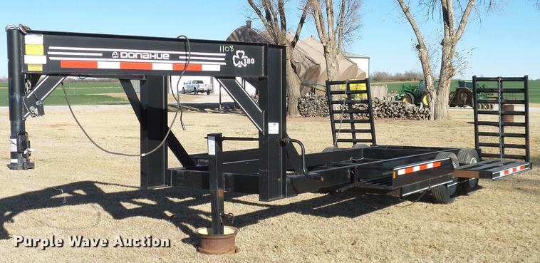 image for item DD1440 2009 Donahue EX6180 windrower trailer