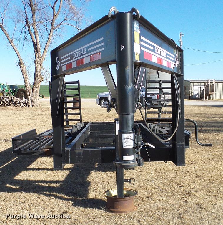 image for item DD1440 2009 Donahue EX6180 windrower trailer