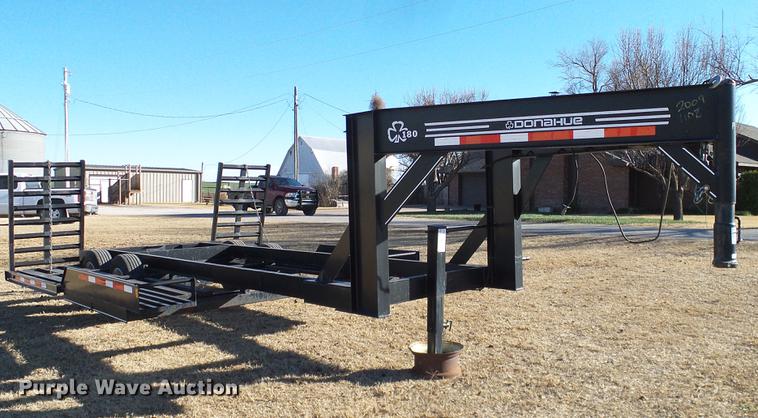 image for item DD1440 2009 Donahue EX6180 windrower trailer