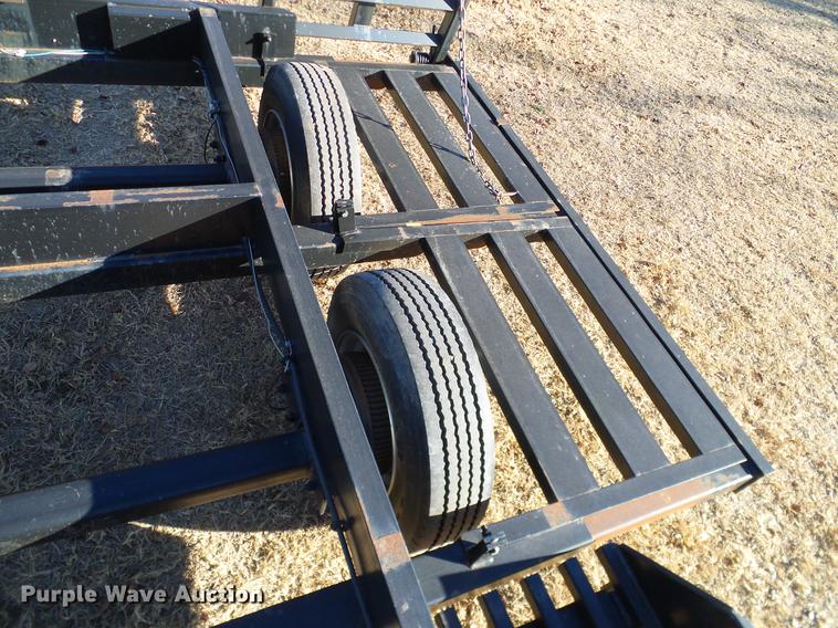 image for item DD1440 2009 Donahue EX6180 windrower trailer