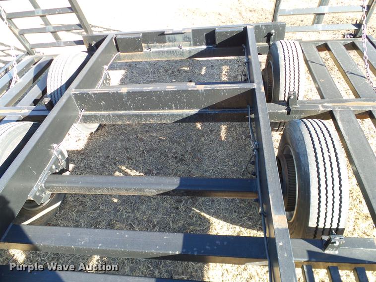 image for item DD1440 2009 Donahue EX6180 windrower trailer