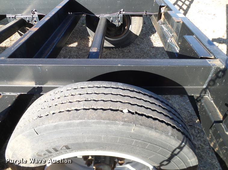 image for item DD1440 2009 Donahue EX6180 windrower trailer