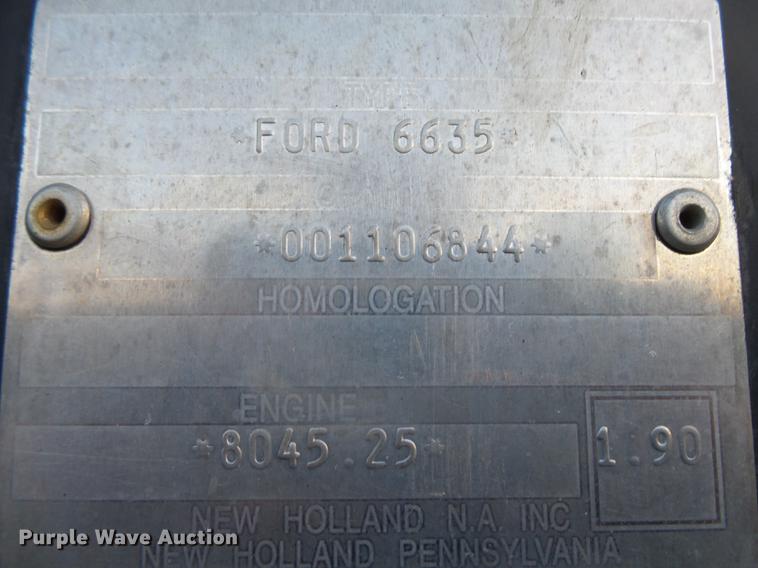 image for item DS9644 1997 New Holland 6635 tractor