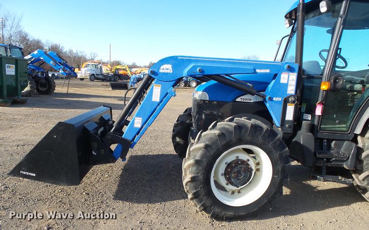 image for item DS9646 2008 New Holland TD80D MFWD tractor