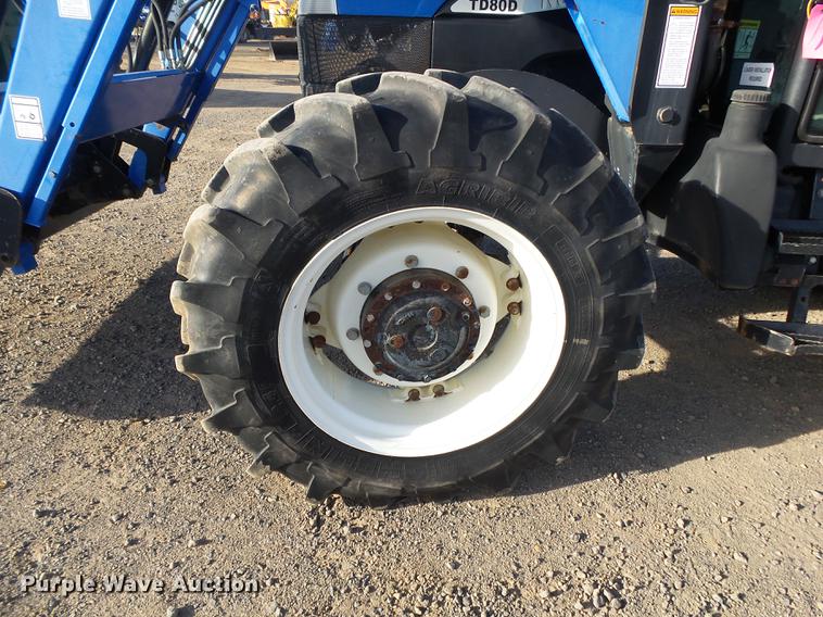 image for item DS9646 2008 New Holland TD80D MFWD tractor