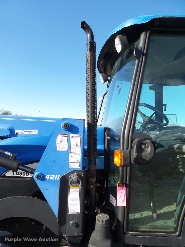 image for item DS9646 2008 New Holland TD80D MFWD tractor