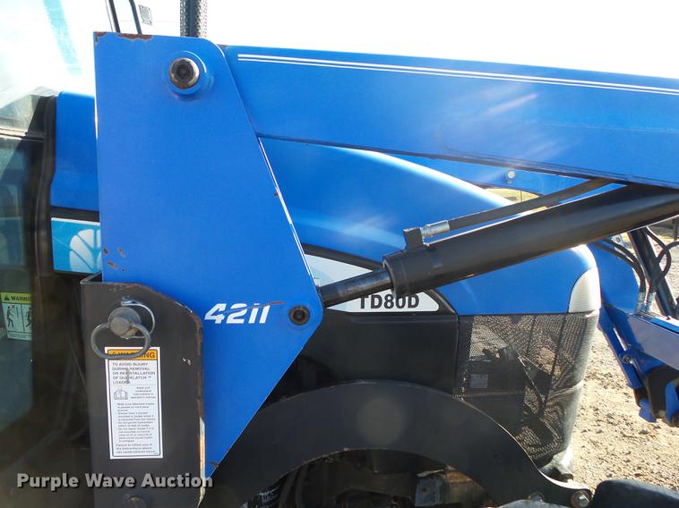image for item DS9646 2008 New Holland TD80D MFWD tractor