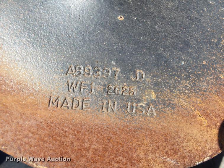 image for item DX9310 (48) John Deere cast iron closing wheels