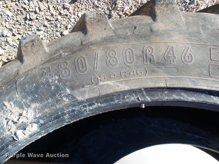 image for item DX9314 (2) Michelin Radial 480/80R46 tires