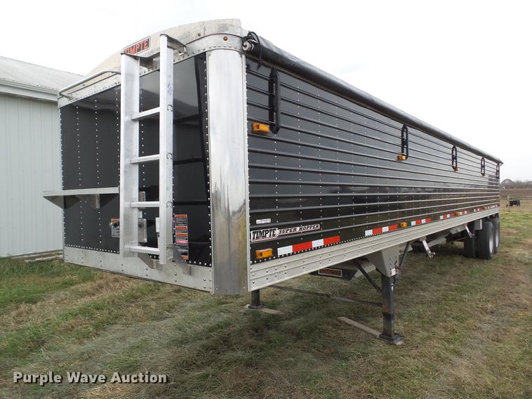 image for item DZ9125 2014 Timpte Super Hopper 4066 double hopper grain trailer