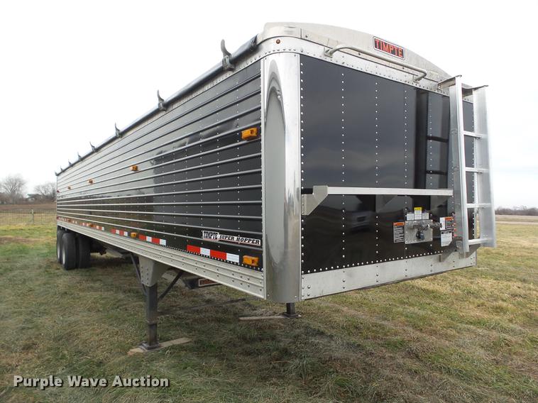 image for item DZ9125 2014 Timpte Super Hopper 4066 double hopper grain trailer