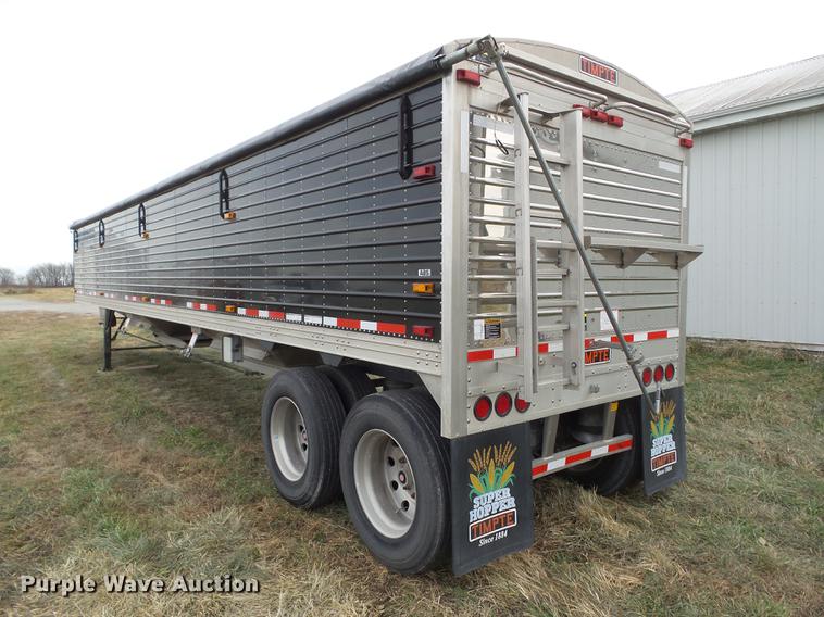 image for item DZ9125 2014 Timpte Super Hopper 4066 double hopper grain trailer