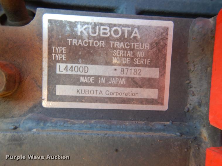 image for item J5604 Kubota L4400 MFWD tractor