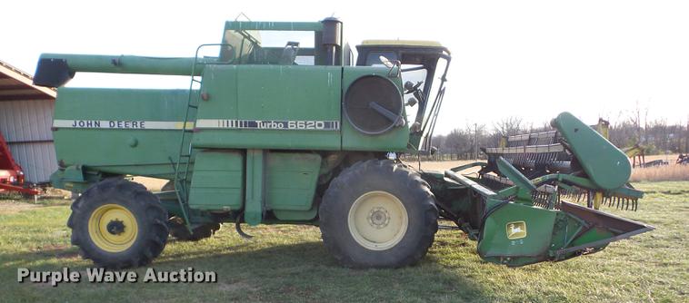 image for item J8550 John Deere 6620 Turbo RWA combine
