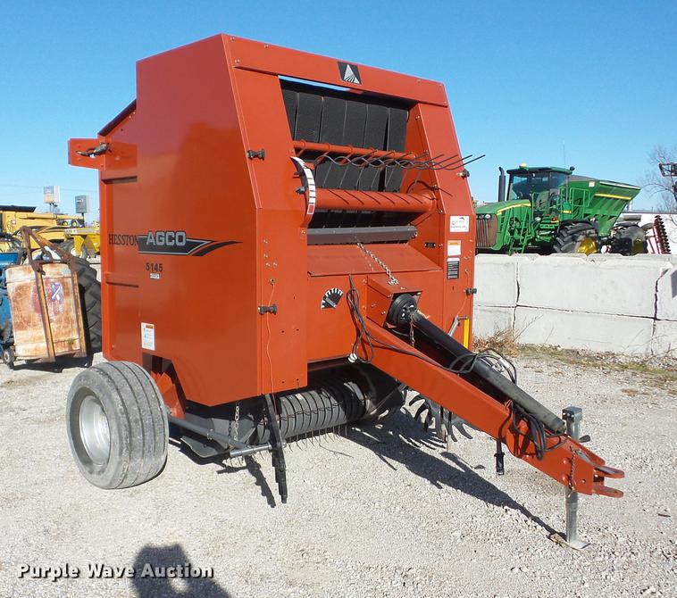 image for item J8552 2008 AGCO Hesston 5145 round baler